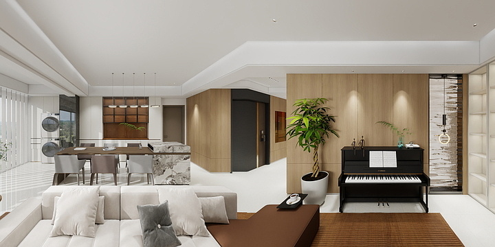 紫米火山岩-雍景半岛-装修设计方案