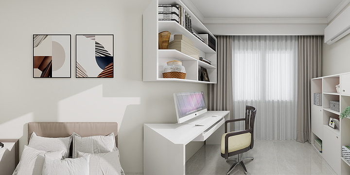 尹祥兵-瑞鸿华府-潘总，客餐厅现代-装修设计方案