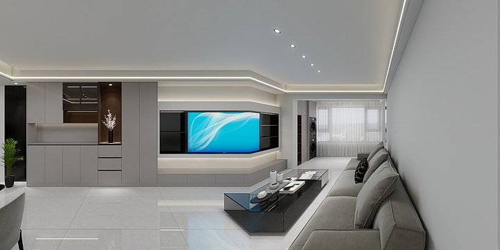 旁观者hicT-天行万安苑103㎡2室-装修设计方案