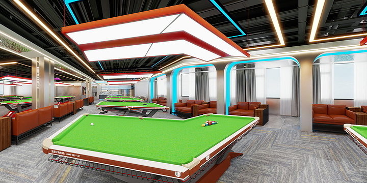 苏哲xsy-石佛寺台球厅-装修设计方案