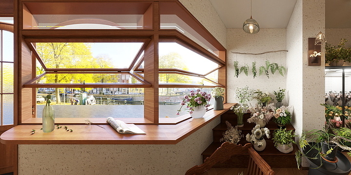 DeerDesignStudio-花店-装修设计方案