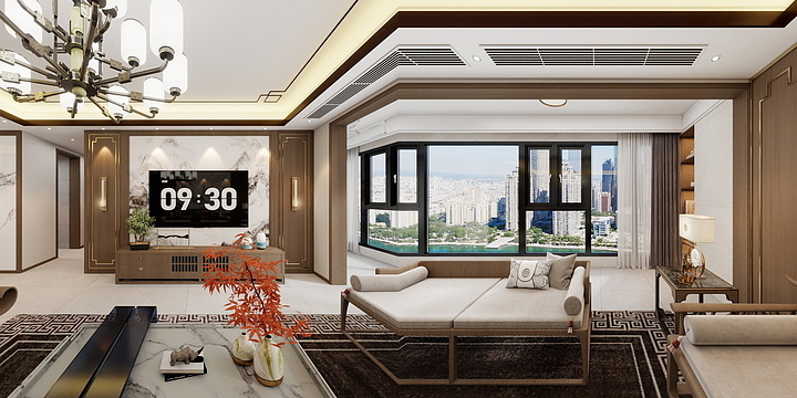 NZB设计-淮阳-新中式-副本-装修设计方案