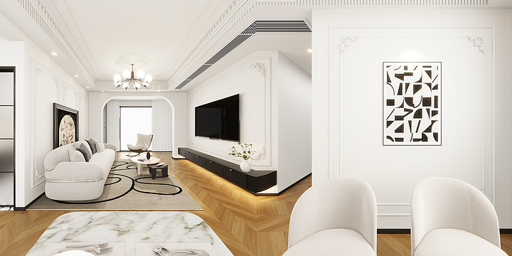 張若璵-春天郦城 法式复古-装修设计方案