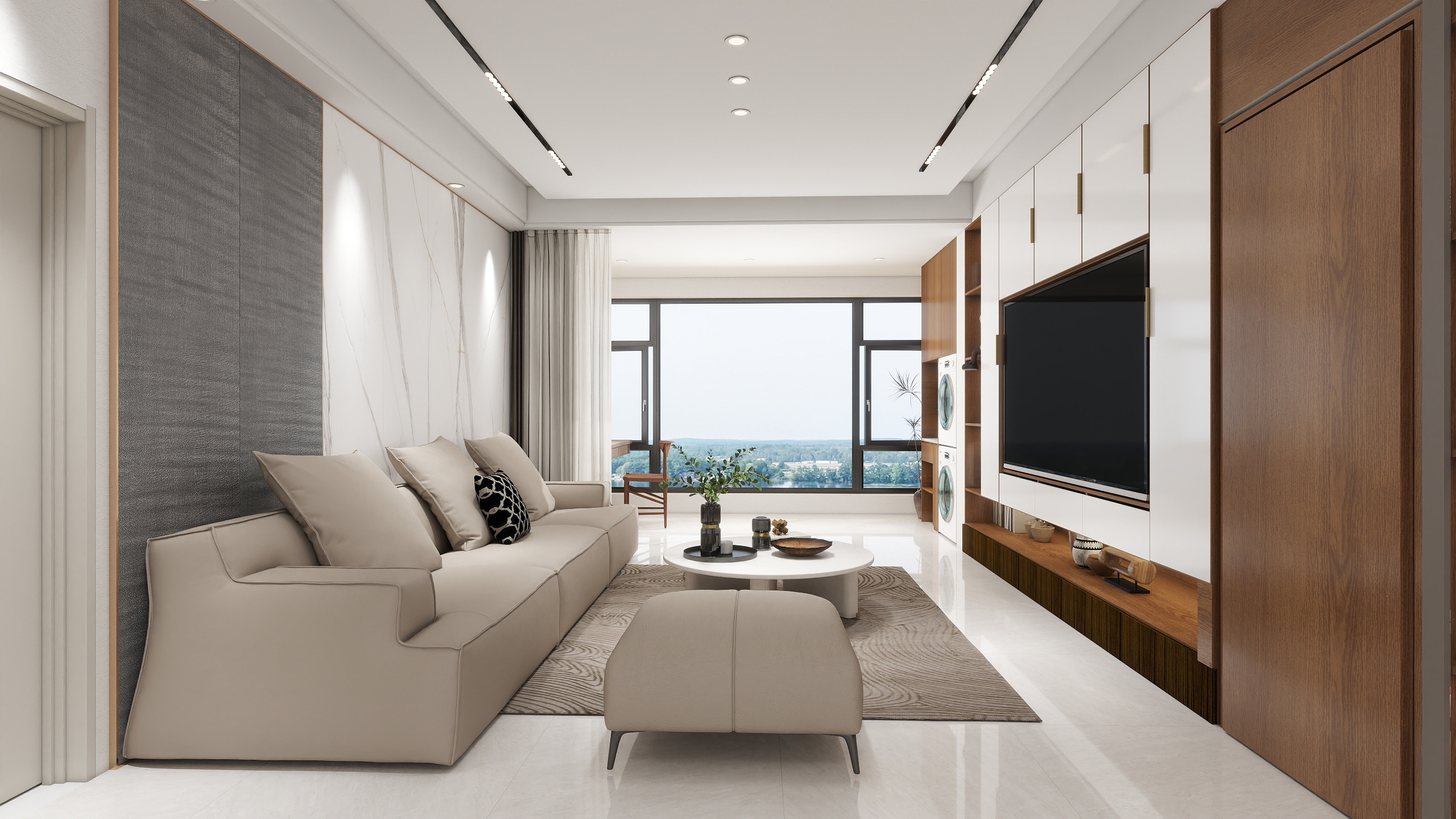 Kazi11-行澜雅苑140㎡1室-装修设计方案