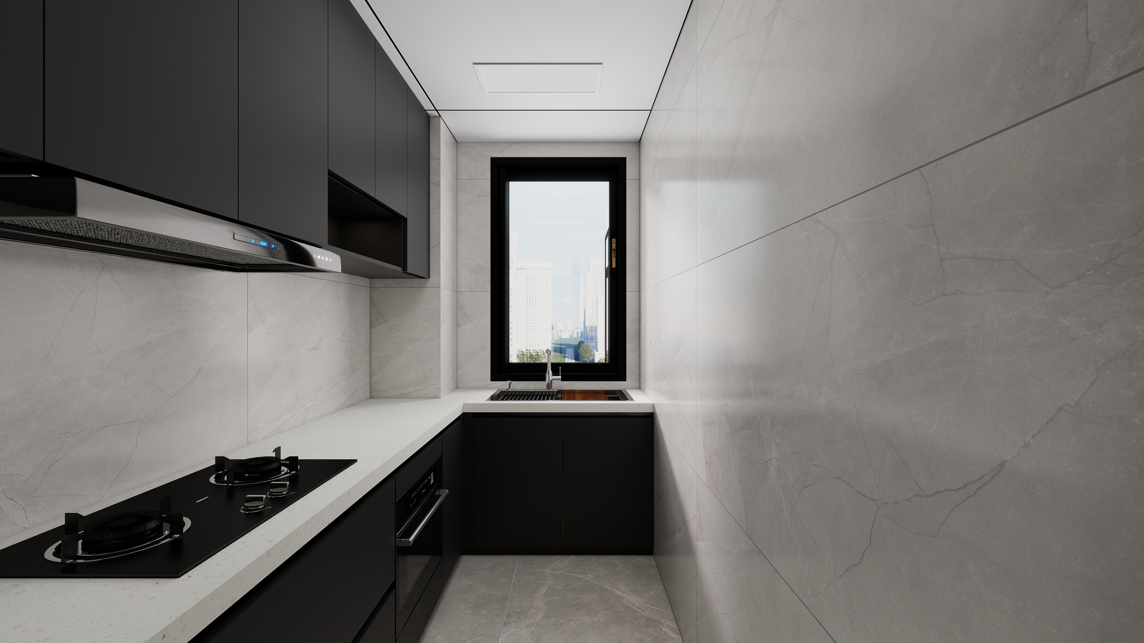 艺雅丽-104平现代简约 装修效果图