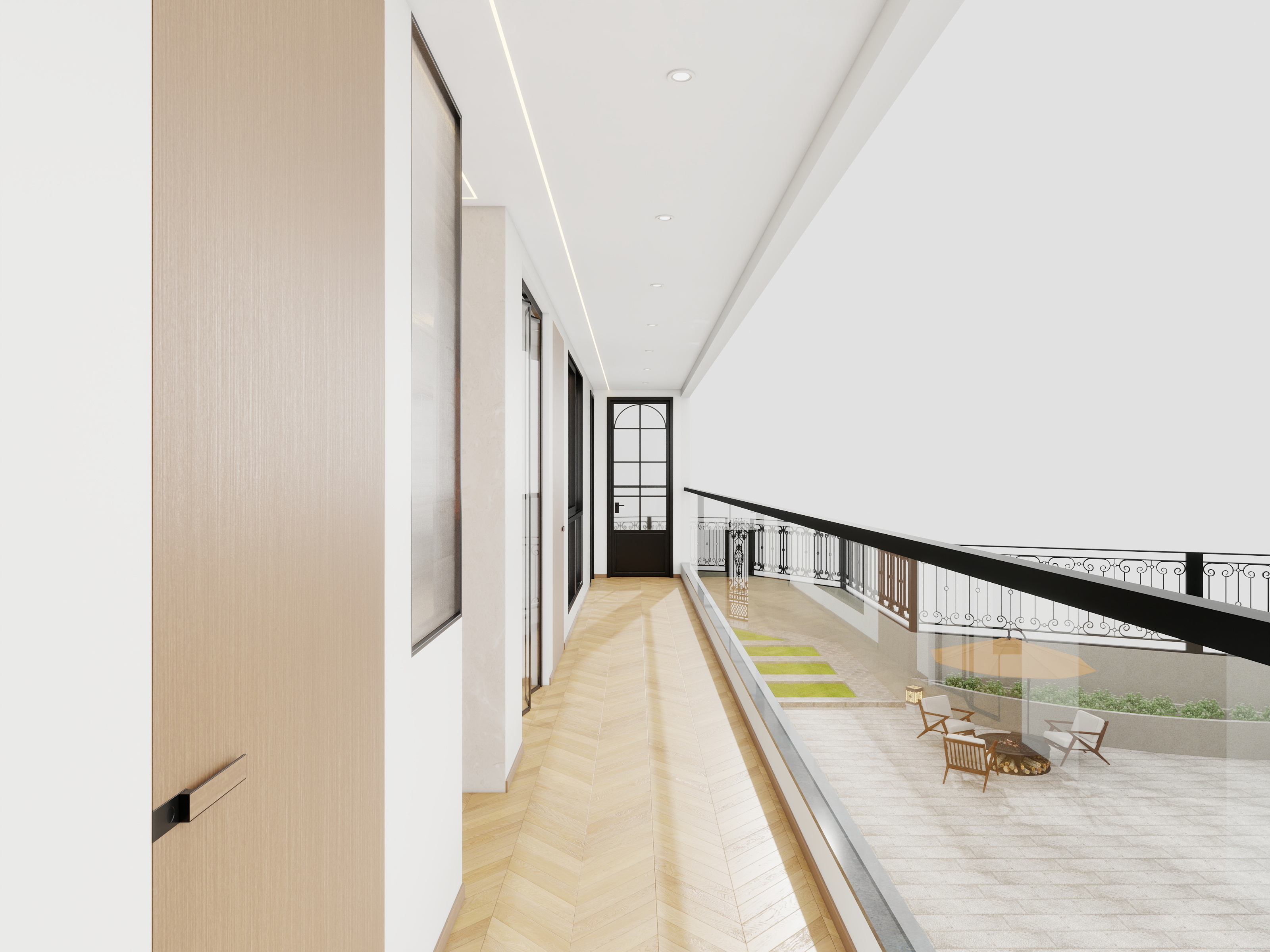 成爽-四川眉山中铁星月云湖(888平方中古风别墅)装修效果图