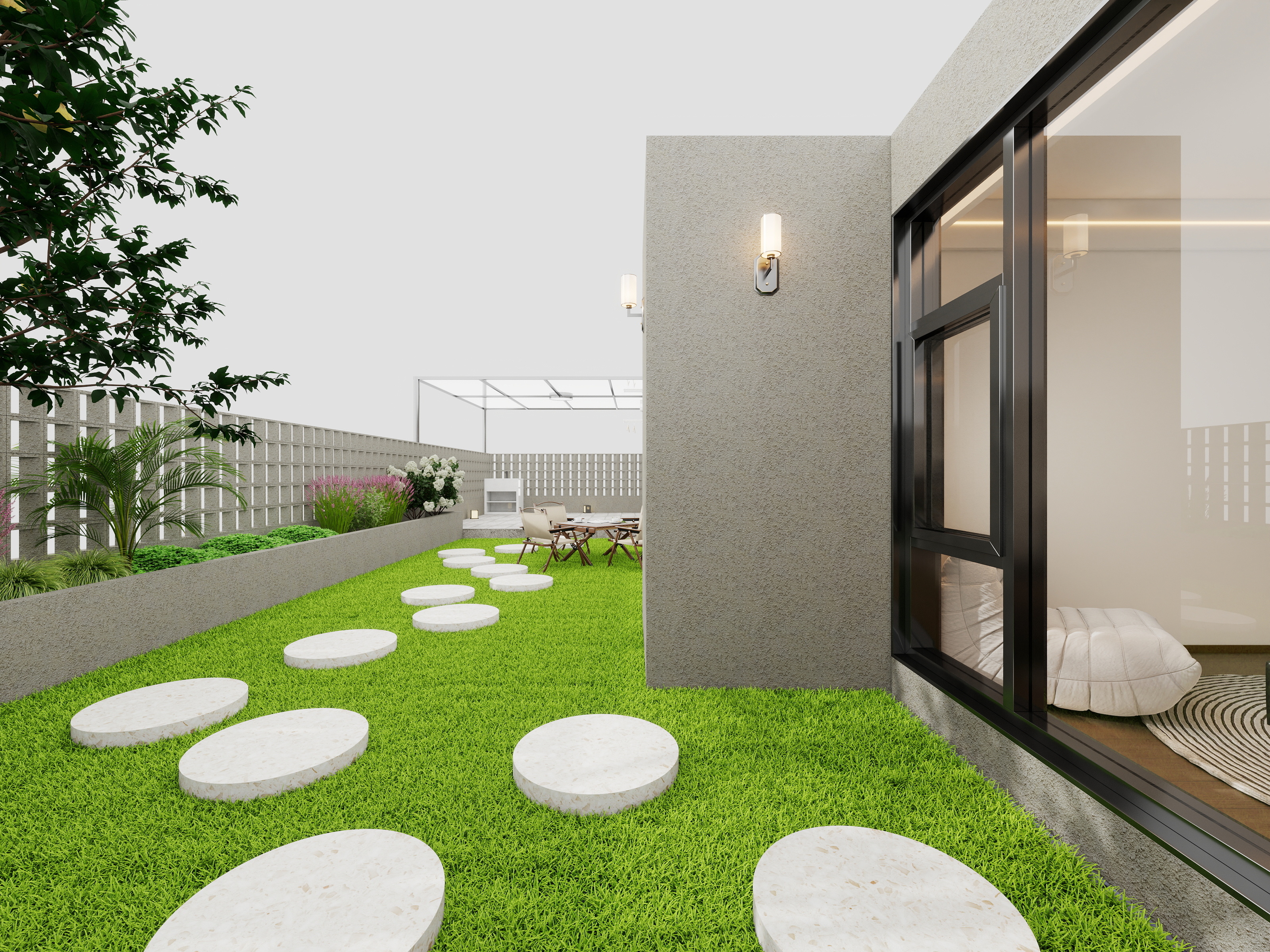 成爽-四川岳池雍合湾（180平方中古风三居室）装修效果图