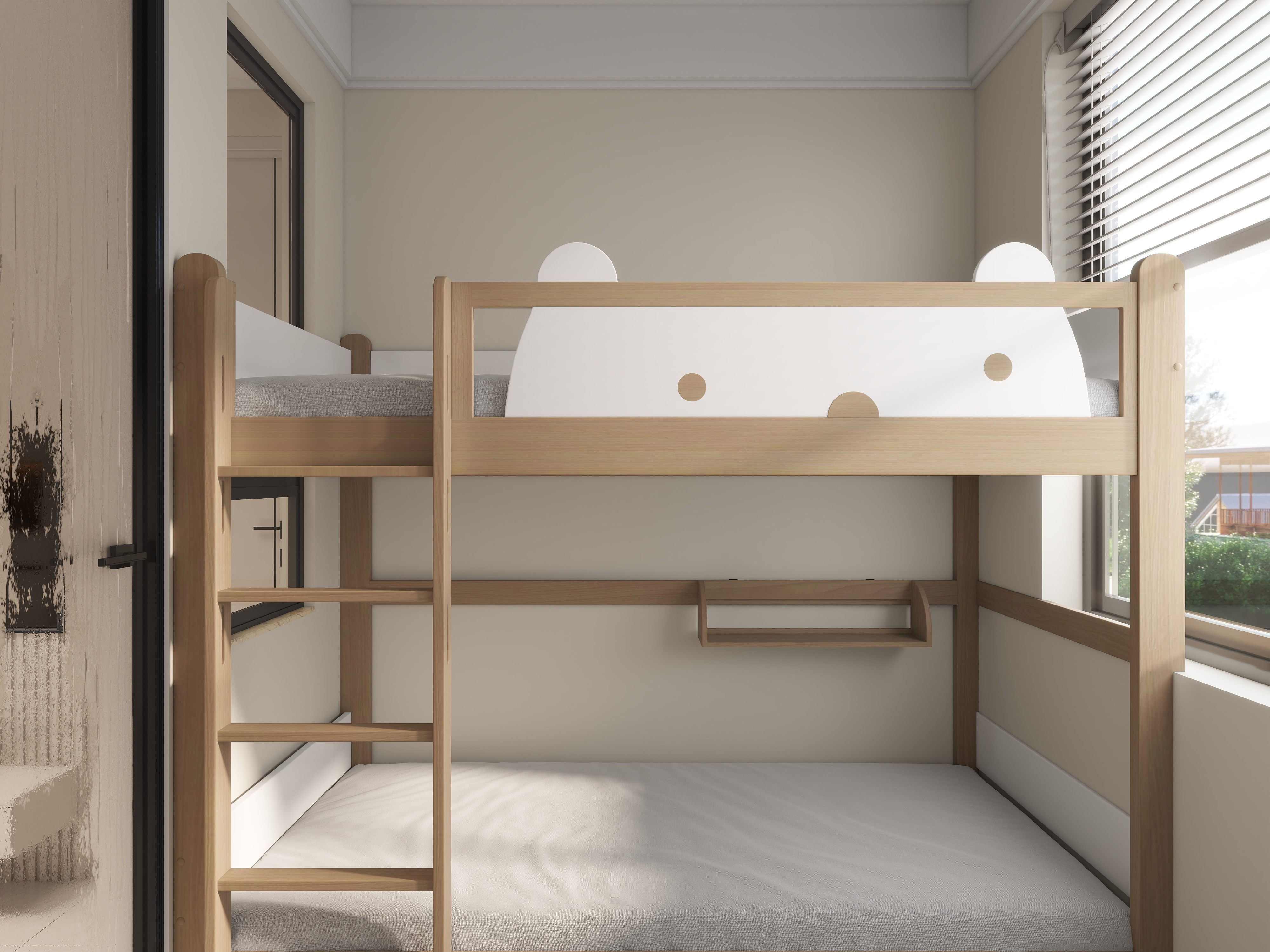 艺雅丽-32平小户型现代简约 一层卧室装修效果图第2张