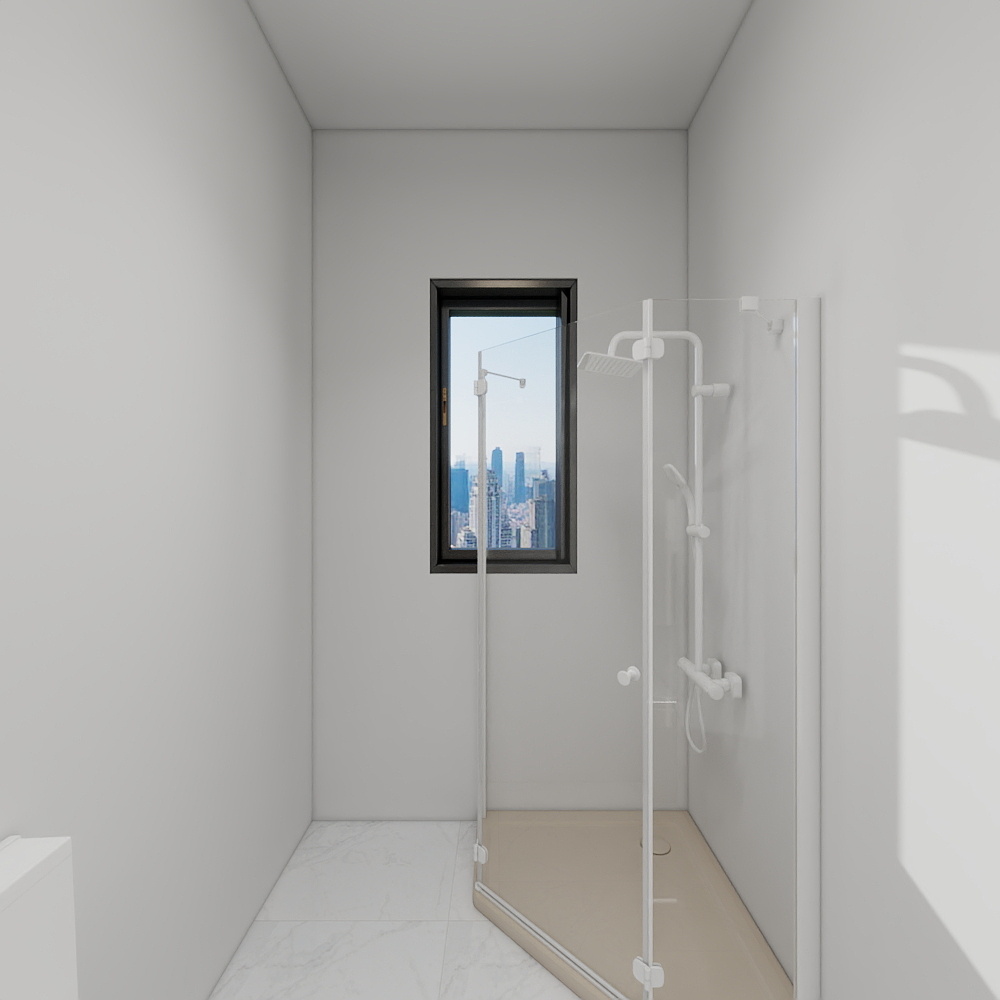 朱靖宜-现代简约一层主卫装修效果图第3张