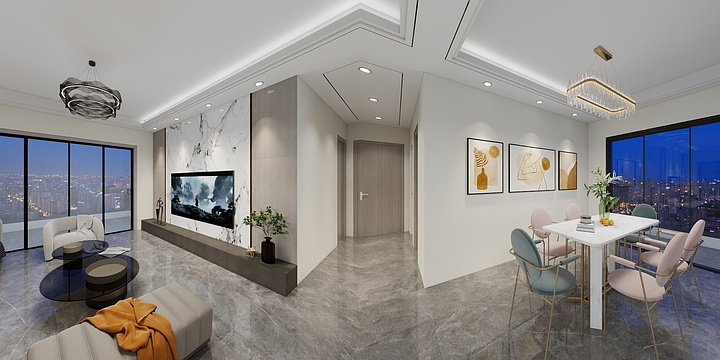 骑摩托的设计潘-效果图户型 1-装修设计方案