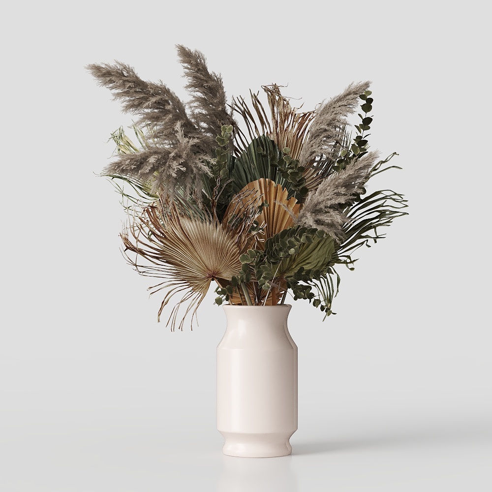 现代插花3D模型