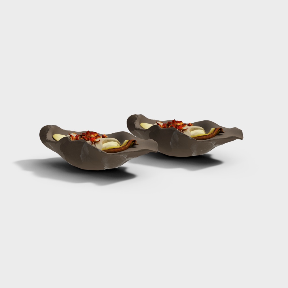 烧烤食物3D模型