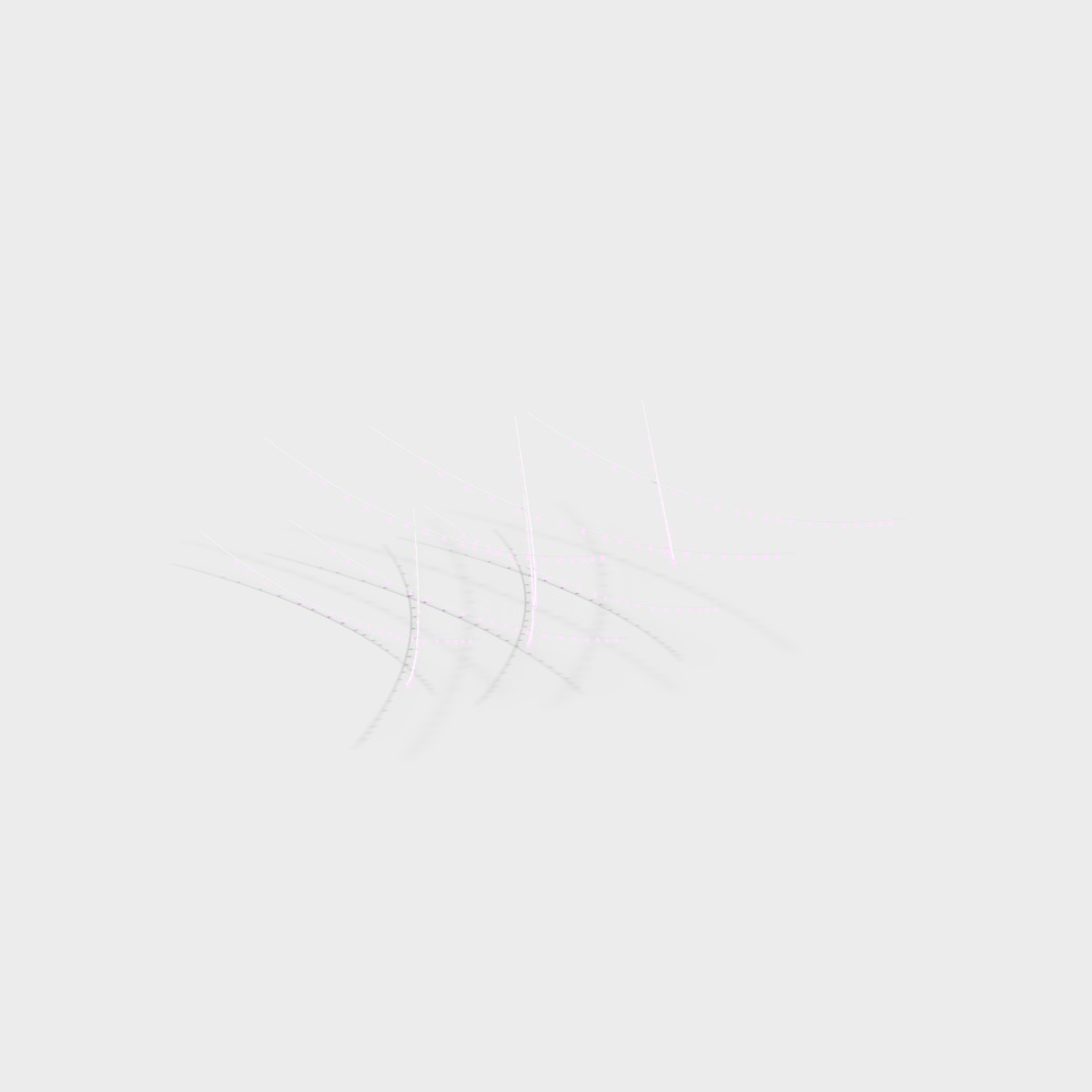 现代装饰线灯3D模型