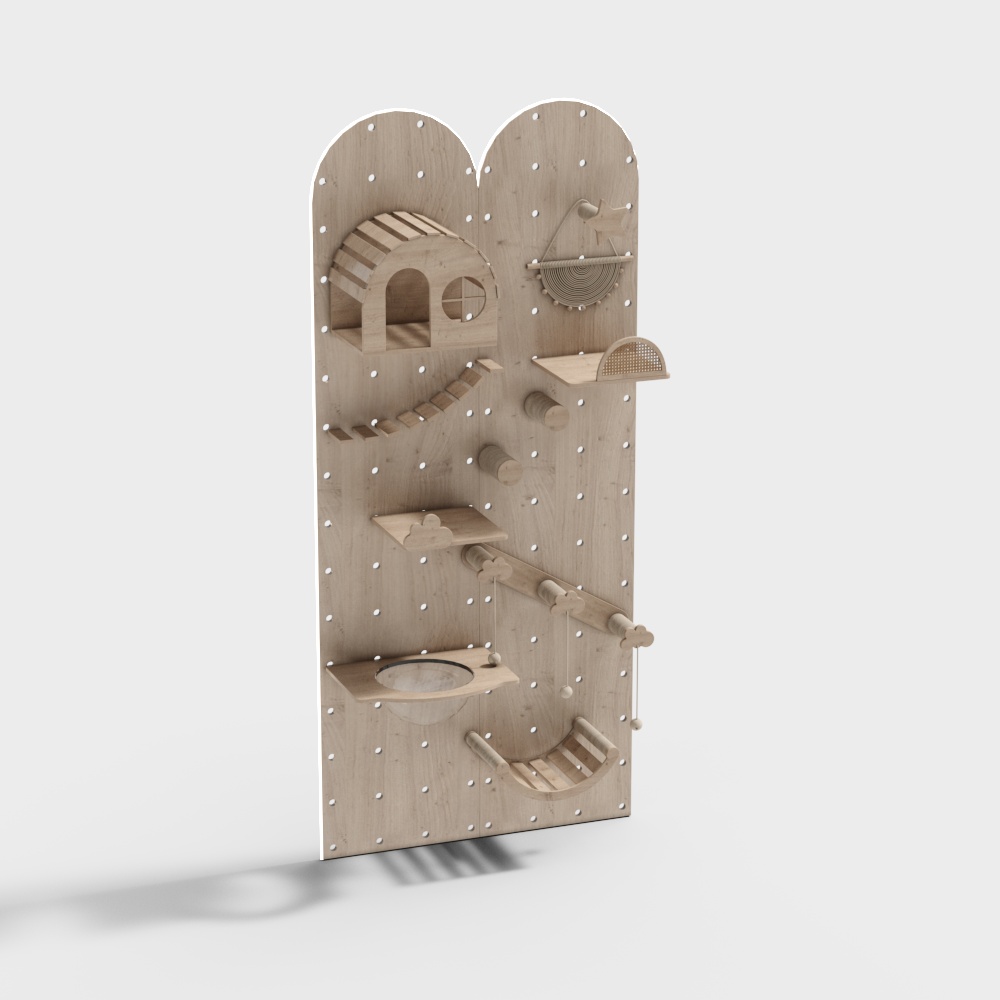 猫爬架  3D模型