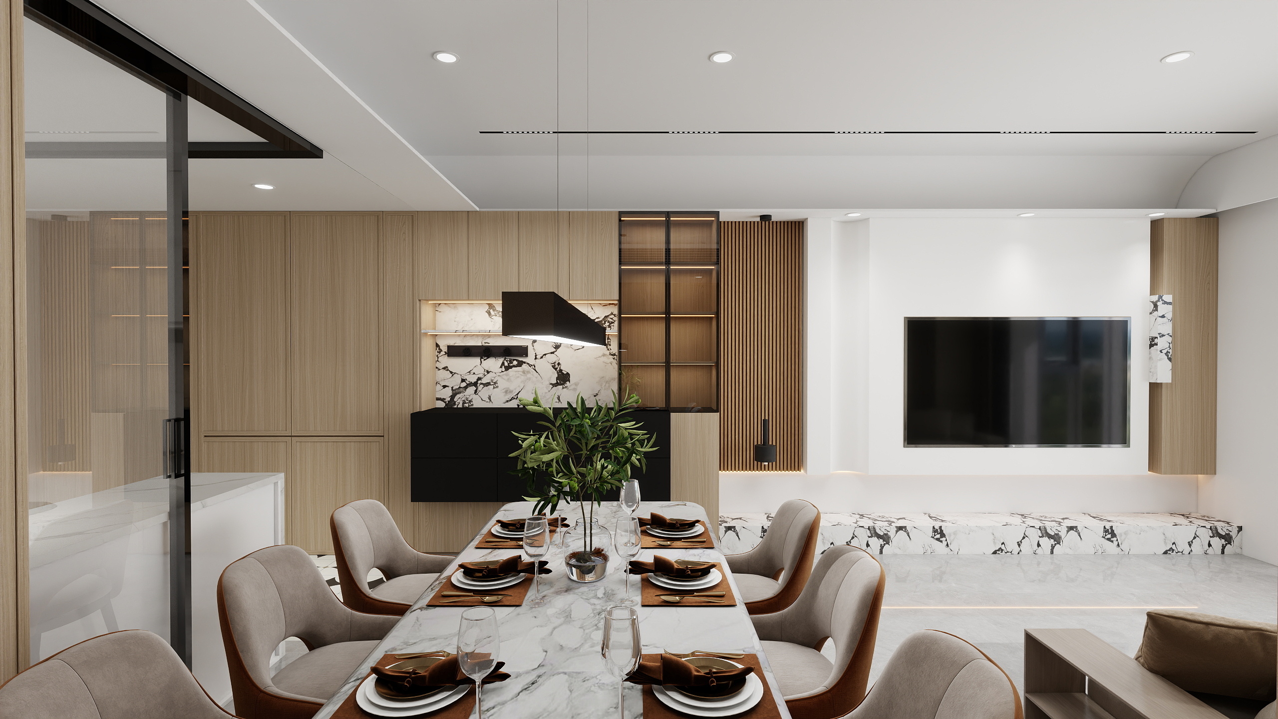 佑易-华润中环置地中心润府A3-103㎡-装修设计方案