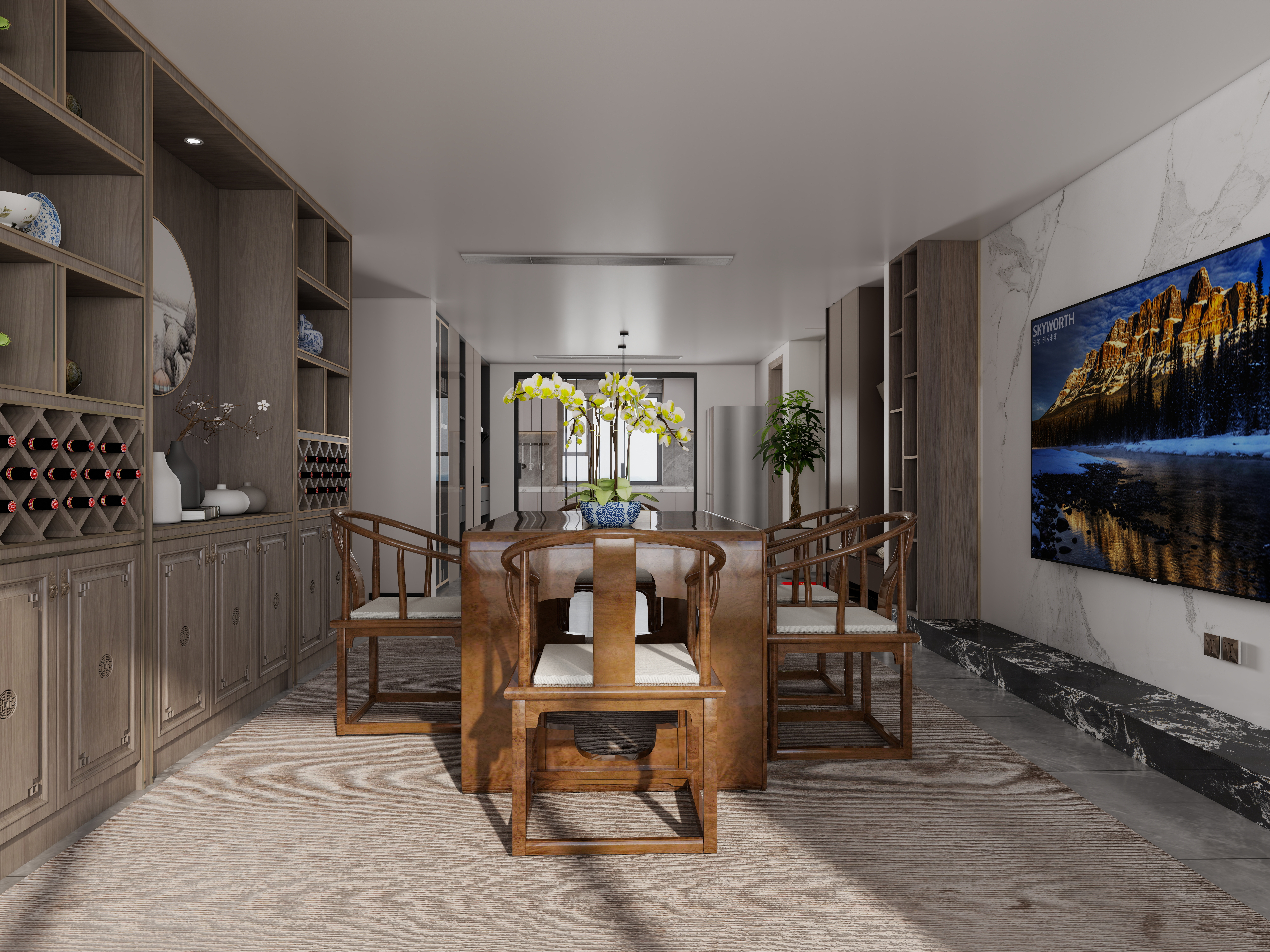 华联鉴康堂-软装样板间-装修设计方案