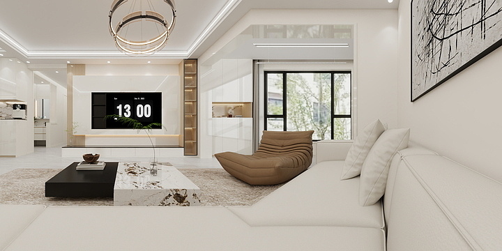 李懿轩-南方创艺装饰栖云四季现代简约-装修设计方案