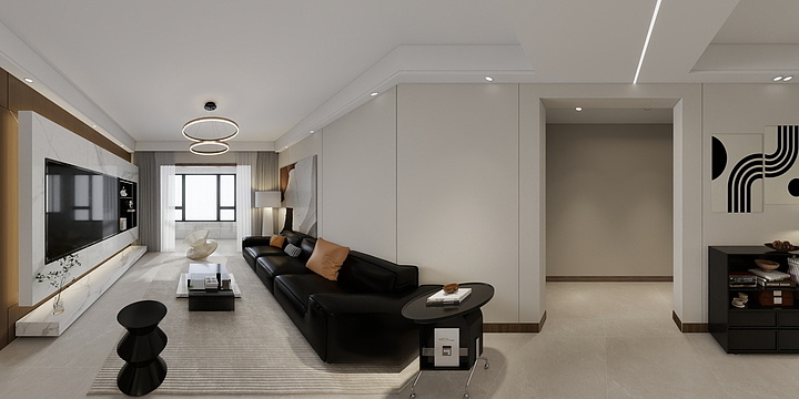 hw1984-新城棠樾府138平米-装修设计方案