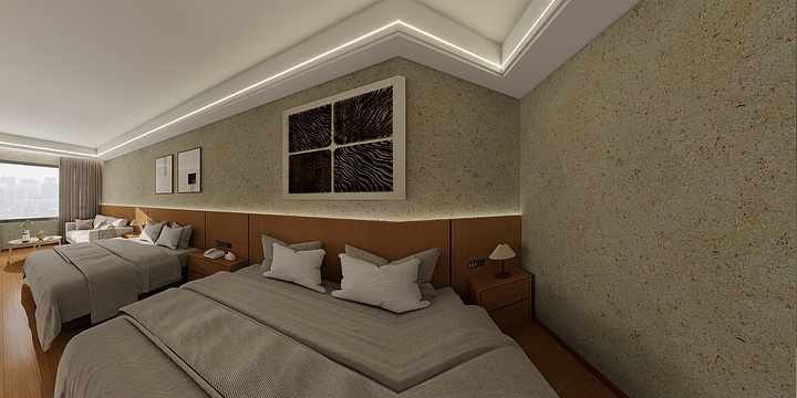 全案设计丶马明-名宿效果图-装修设计方案