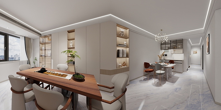 上海璟上建筑装饰设计-上海金外滩花园兰总-装修设计方案