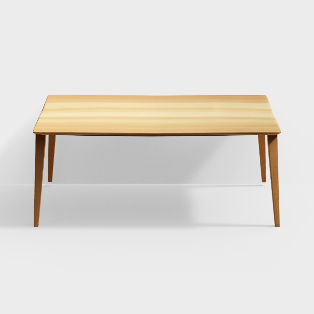 Wooden table3D模型