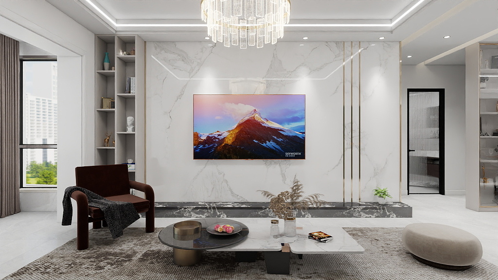 全案设计师李小龙-【意式轻奢】89平两居室-装修设计方案