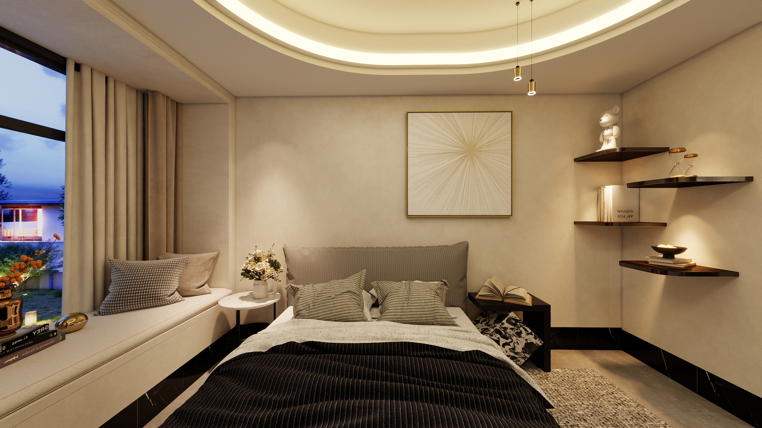 1912*oLdq-24㎡1室-装修设计方案