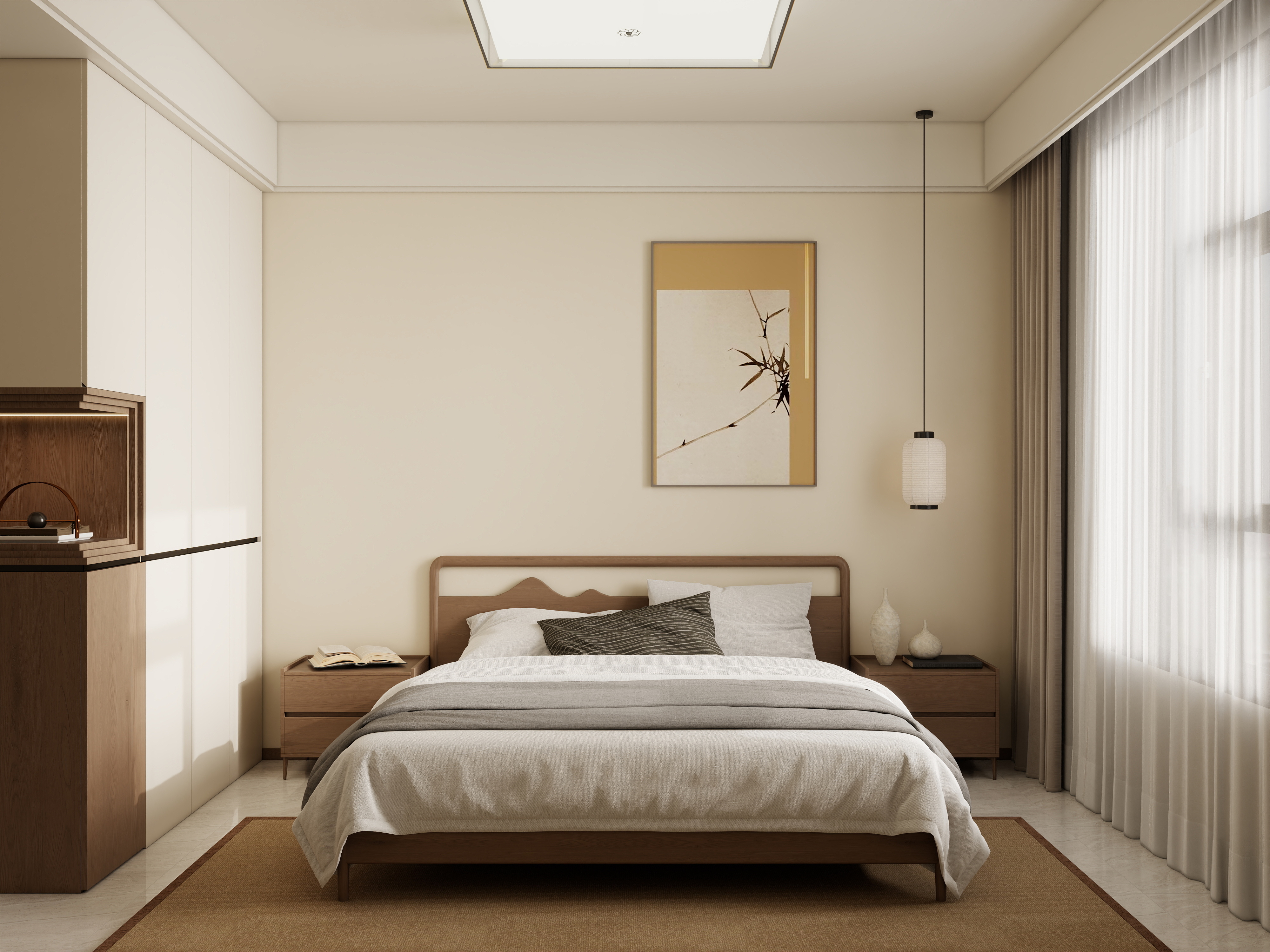 李佳洋-富锦茗苑98平宋式2室装修效果图