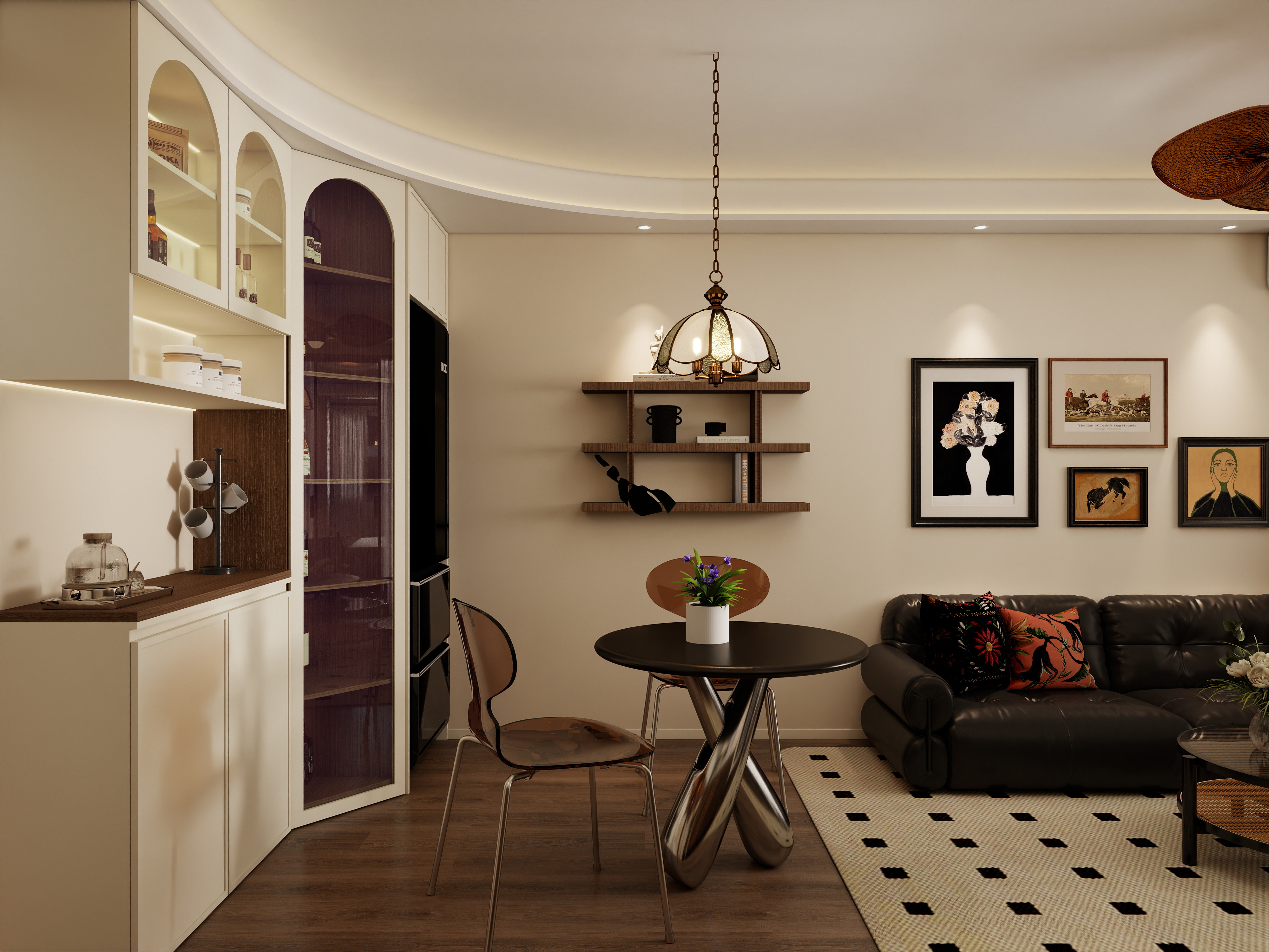 李佳洋-木林森装饰-复古风格设计-装修设计方案