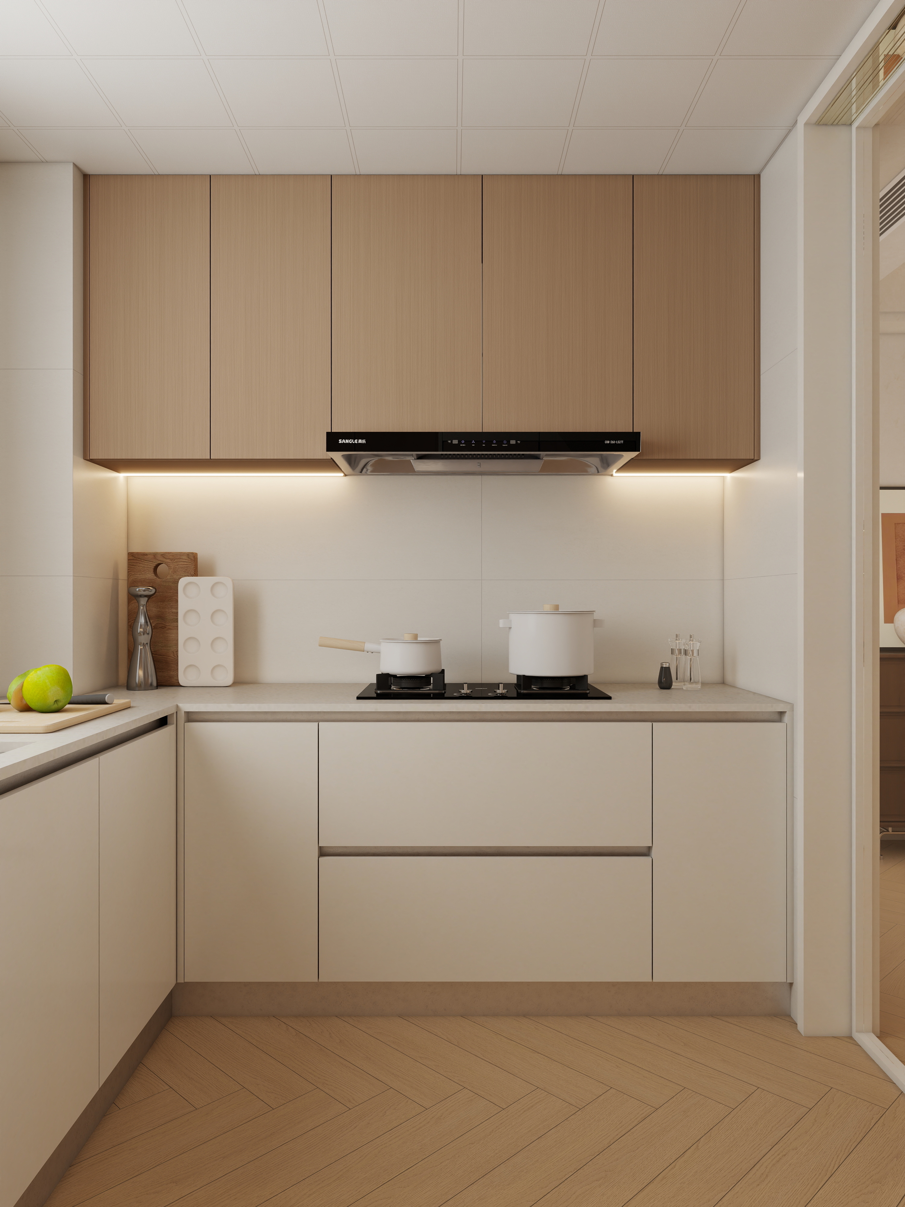 孙有权-『星霜荏苒』126平丨奶油中古风三居装修效果图