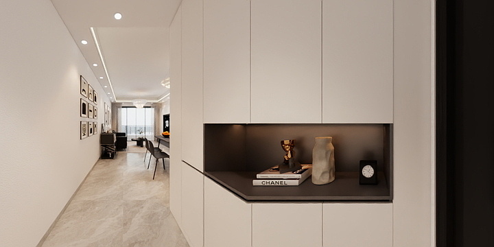 钦州房联装饰-敏捷珑玥湾3-1603-装修设计方案