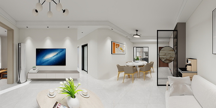 设计施工喻劲松-中迪广场A2-2-2204-装修设计方案