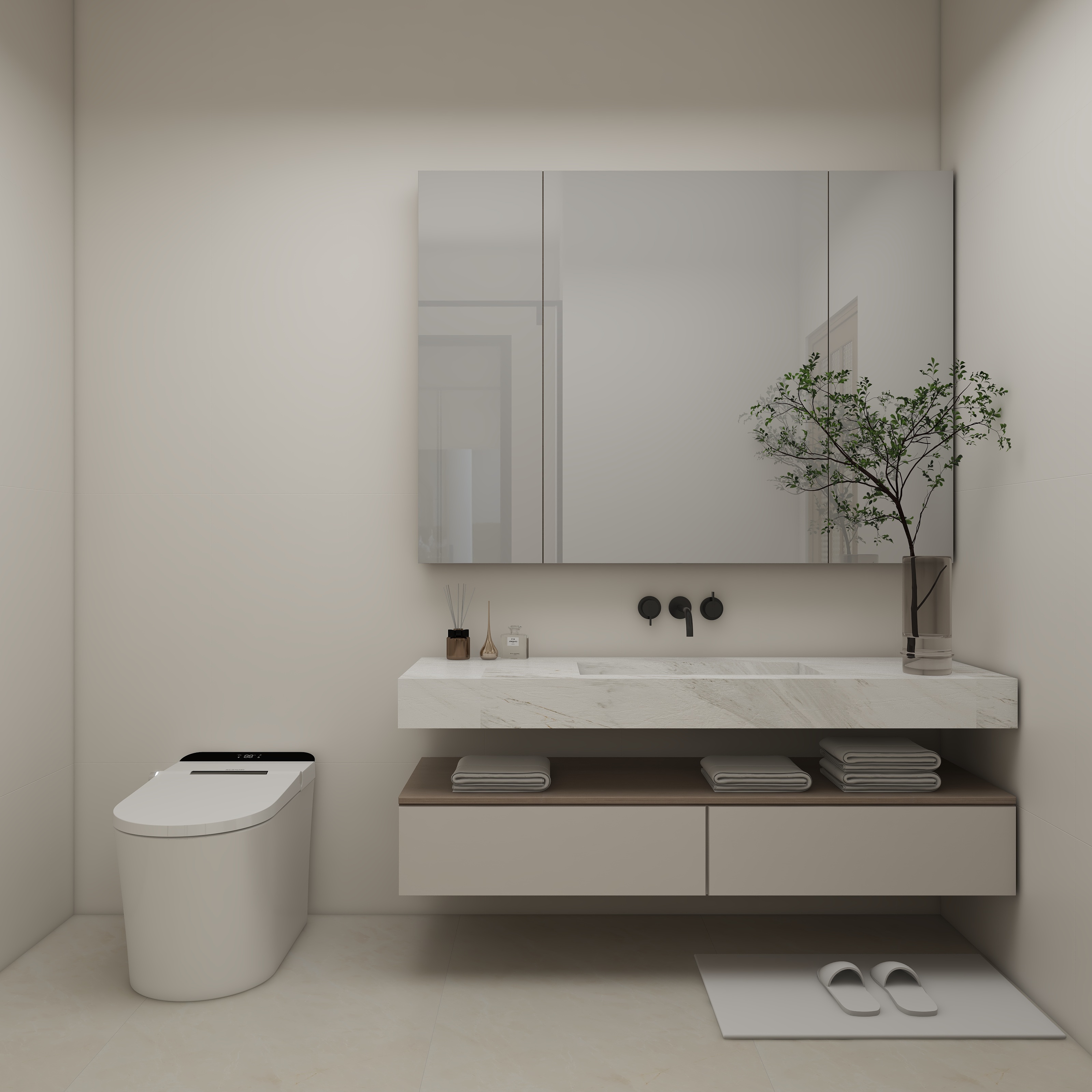 三月海Ai-92㎡纯木森林 ∣ 冬日装修效果图