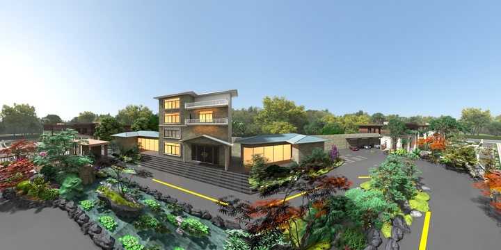 栖枫森境-别墅花园-装修设计方案