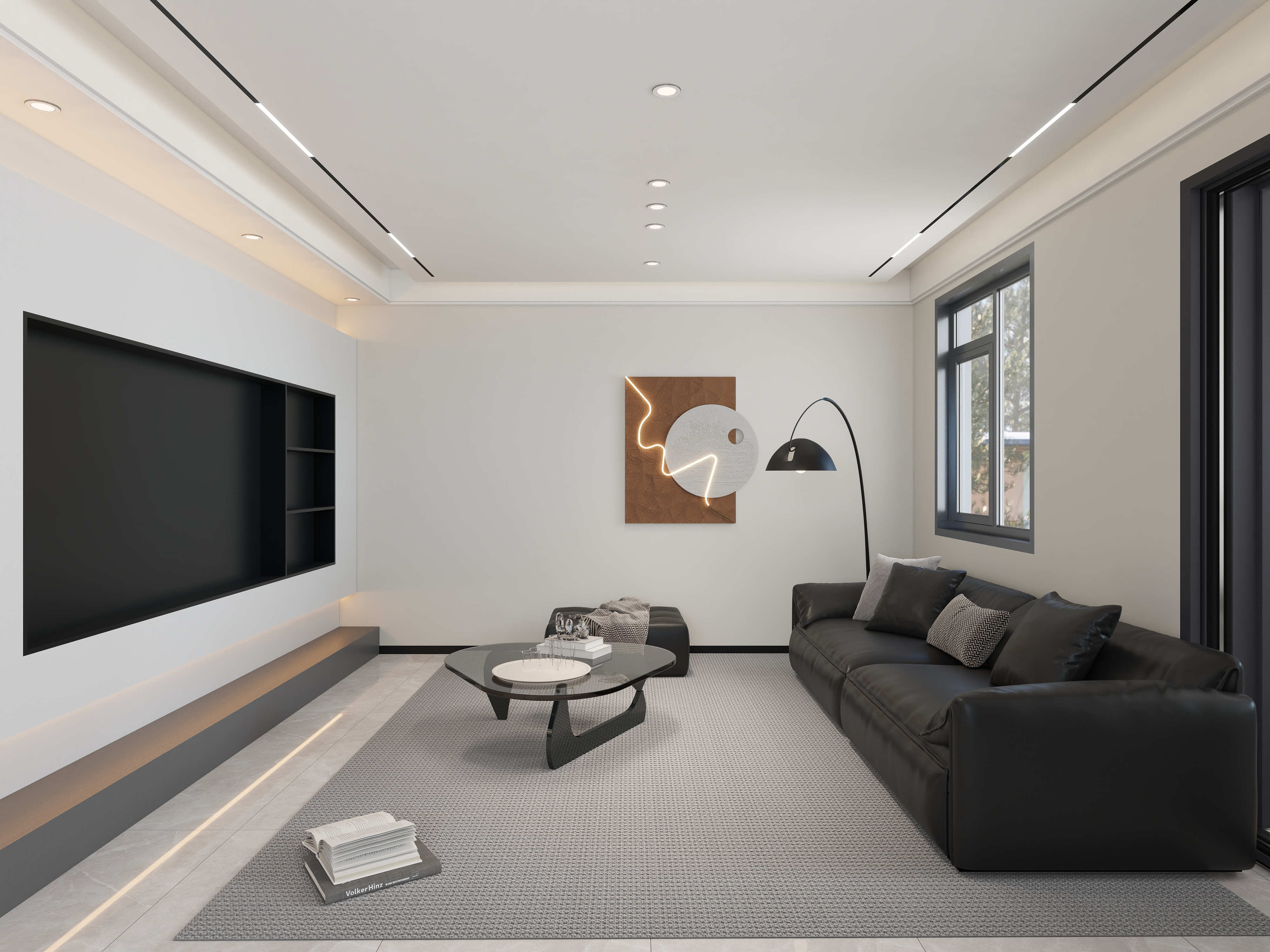 艺雅丽-137平现代简约 装修效果图