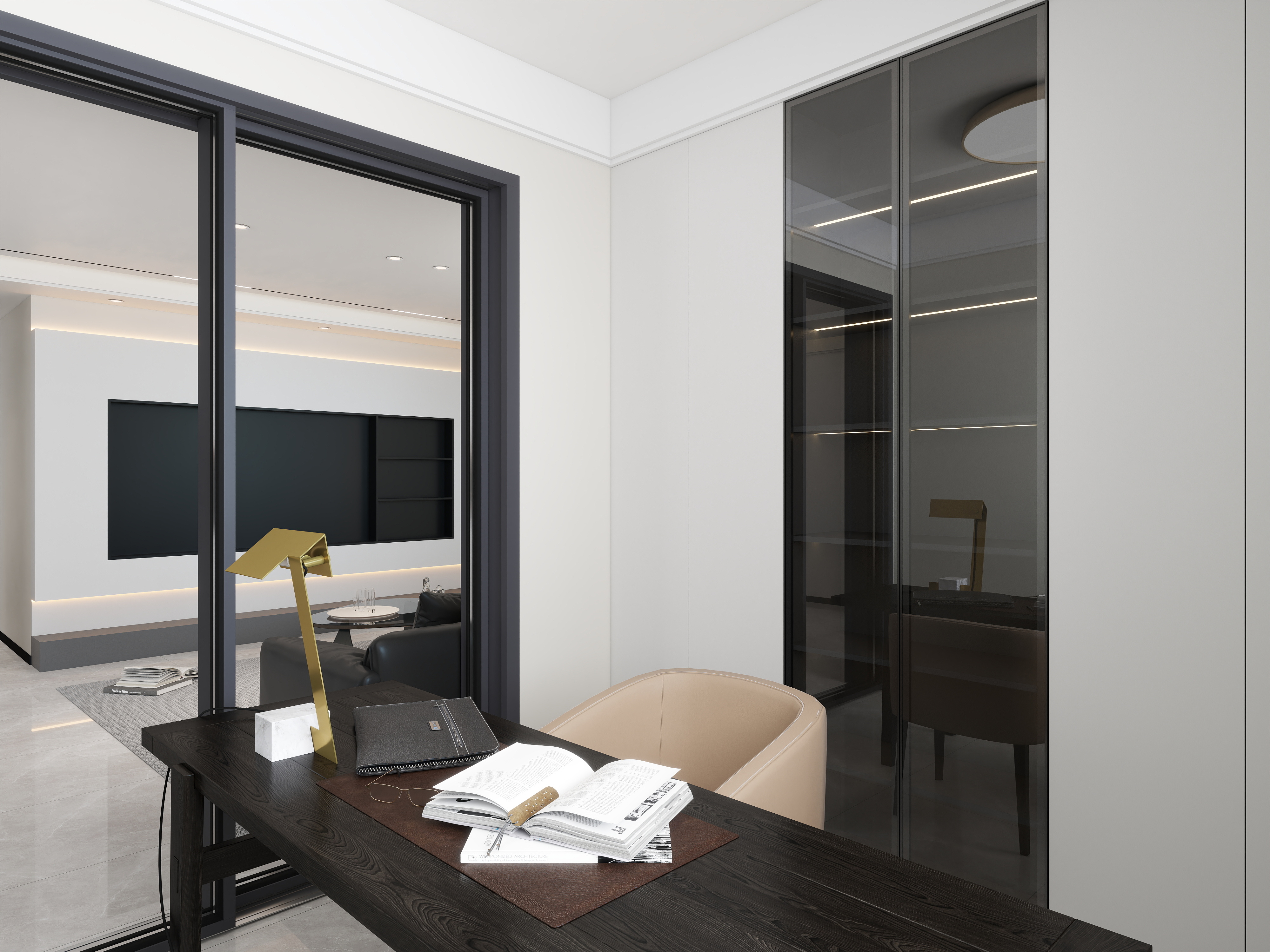 艺雅丽-137平现代简约 装修效果图