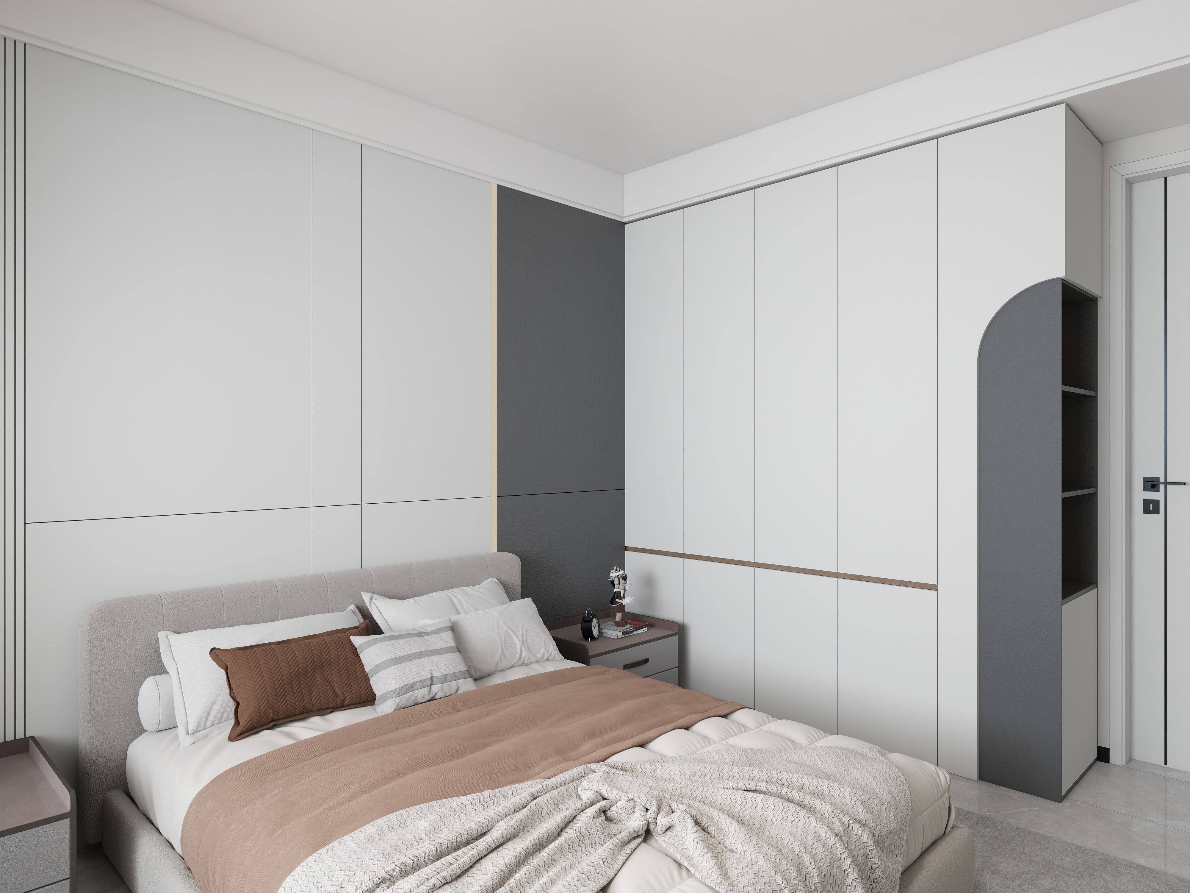 艺雅丽-137平现代简约 装修效果图