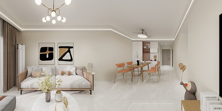 他姓羅他做设计-79㎡2室-装修设计方案