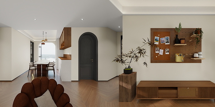 设计师-梓洺-北湖小镇A区-装修设计方案