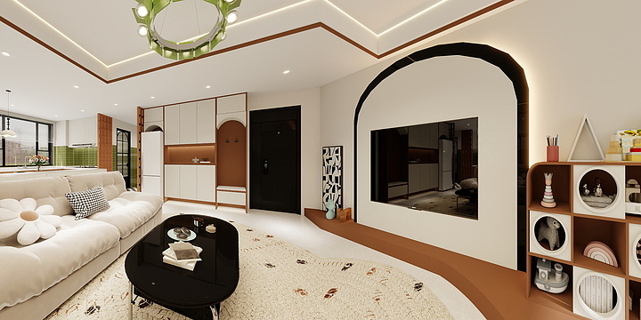 想象圈-民宿二楼-亲子-装修设计方案