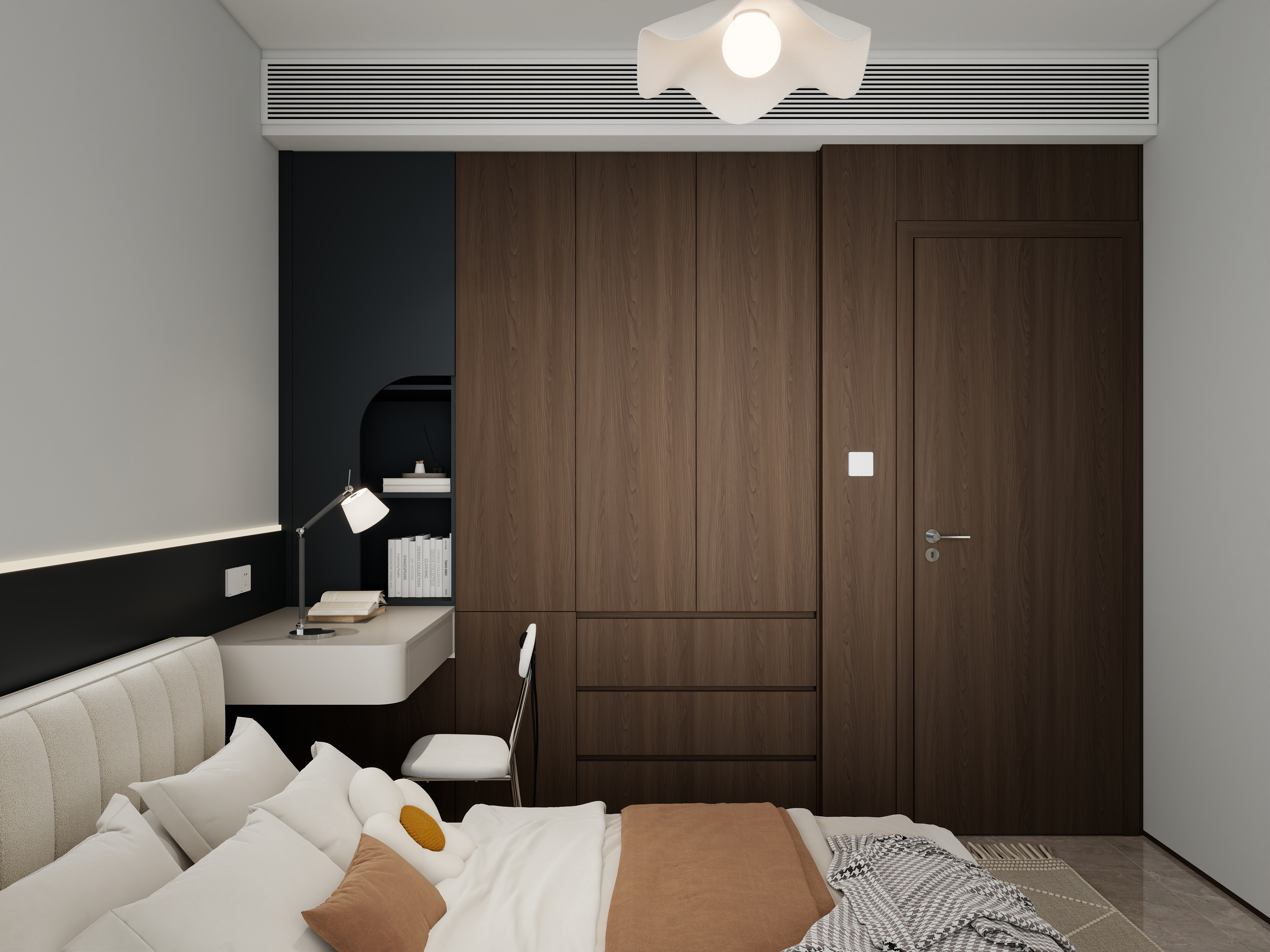 刘华宇-盐都印象116㎡4室(现代）装修效果图