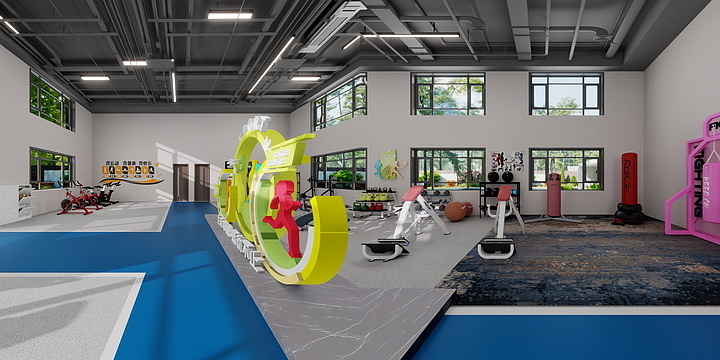 爱空间设计~石-库车-健身房-副本-装修设计方案