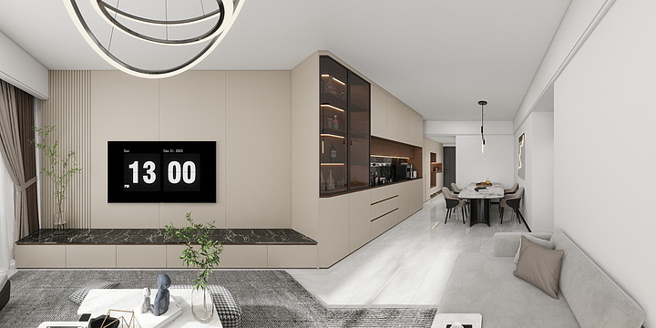 个人设计狮-恒兆公馆-装修设计方案