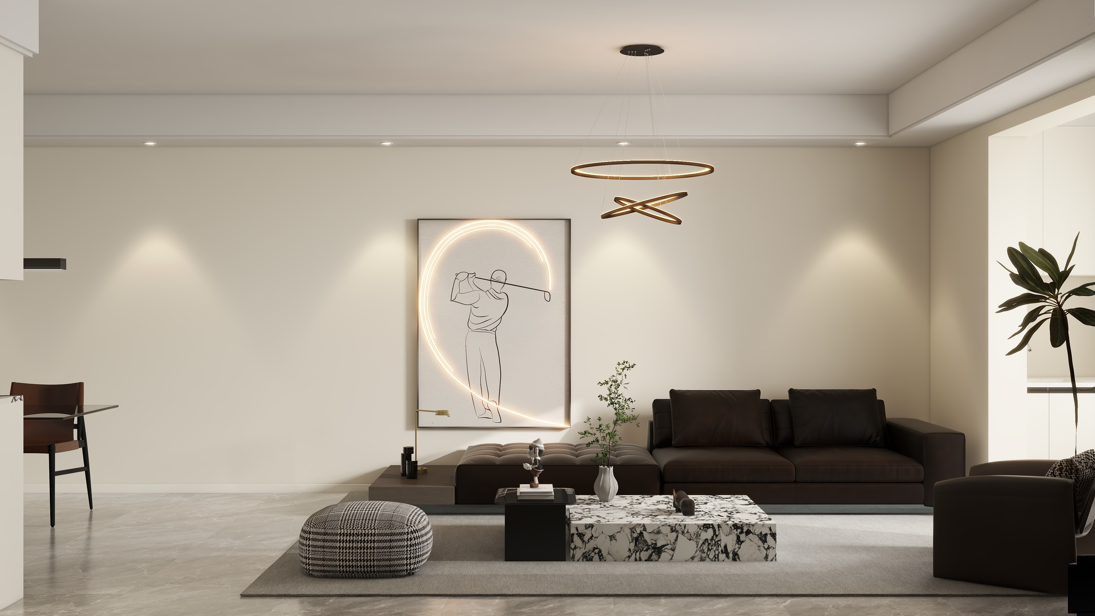 设计师珂源-中建壹品宏泰-阅江府现代简约120㎡4室-装修设计方案