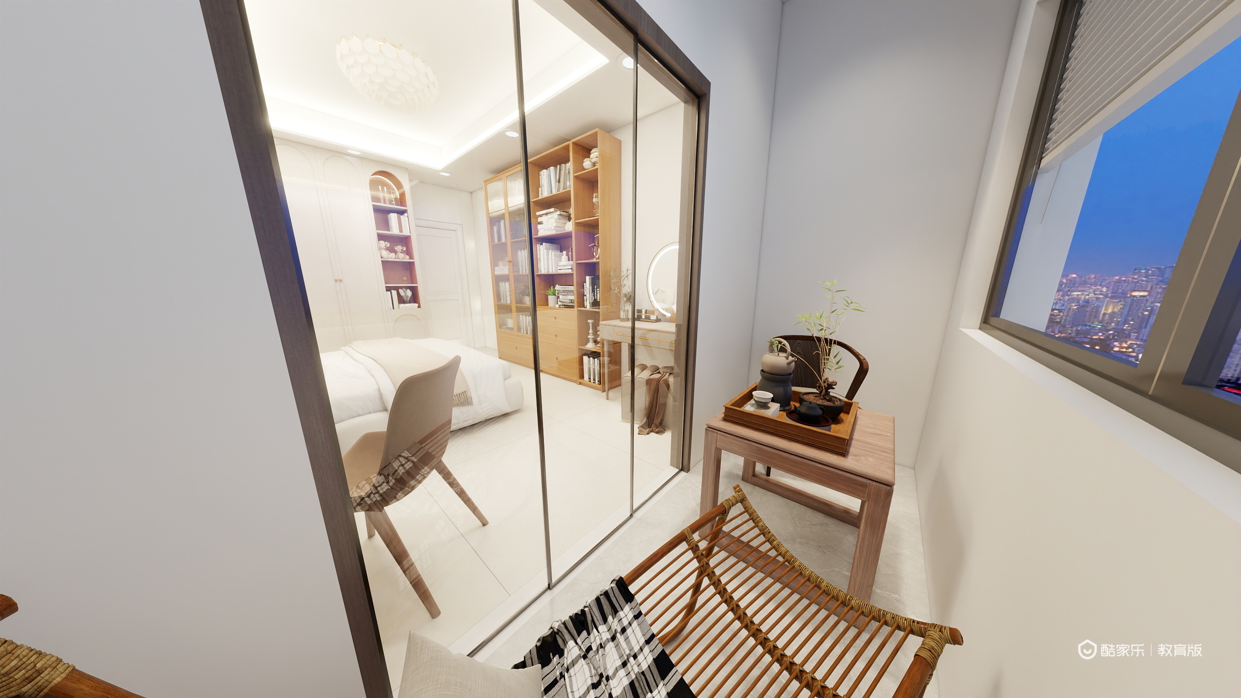 梁炜程-自在城自在墅161㎡2室装修效果图