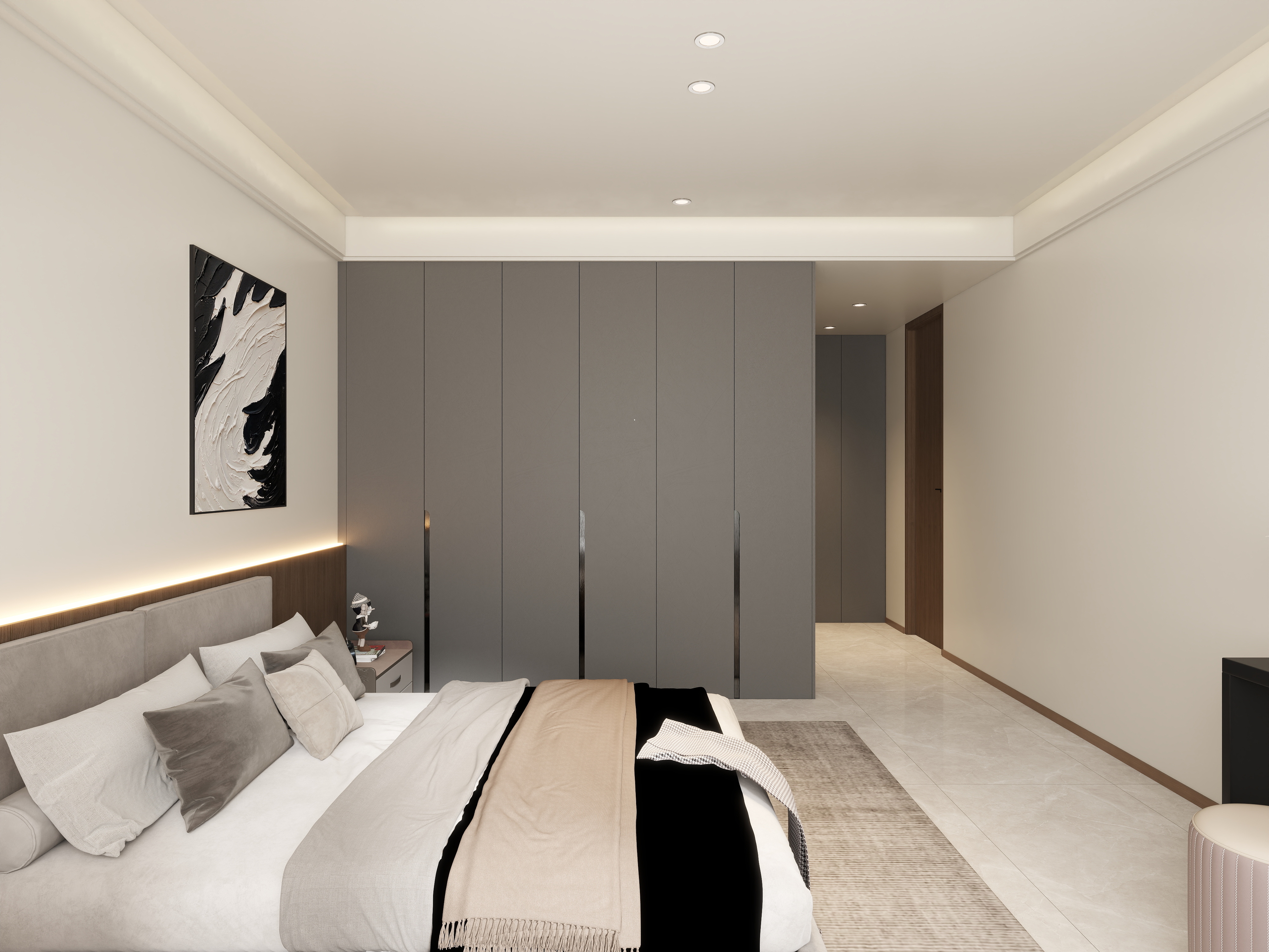 艺雅丽-168平现代简约 装修效果图