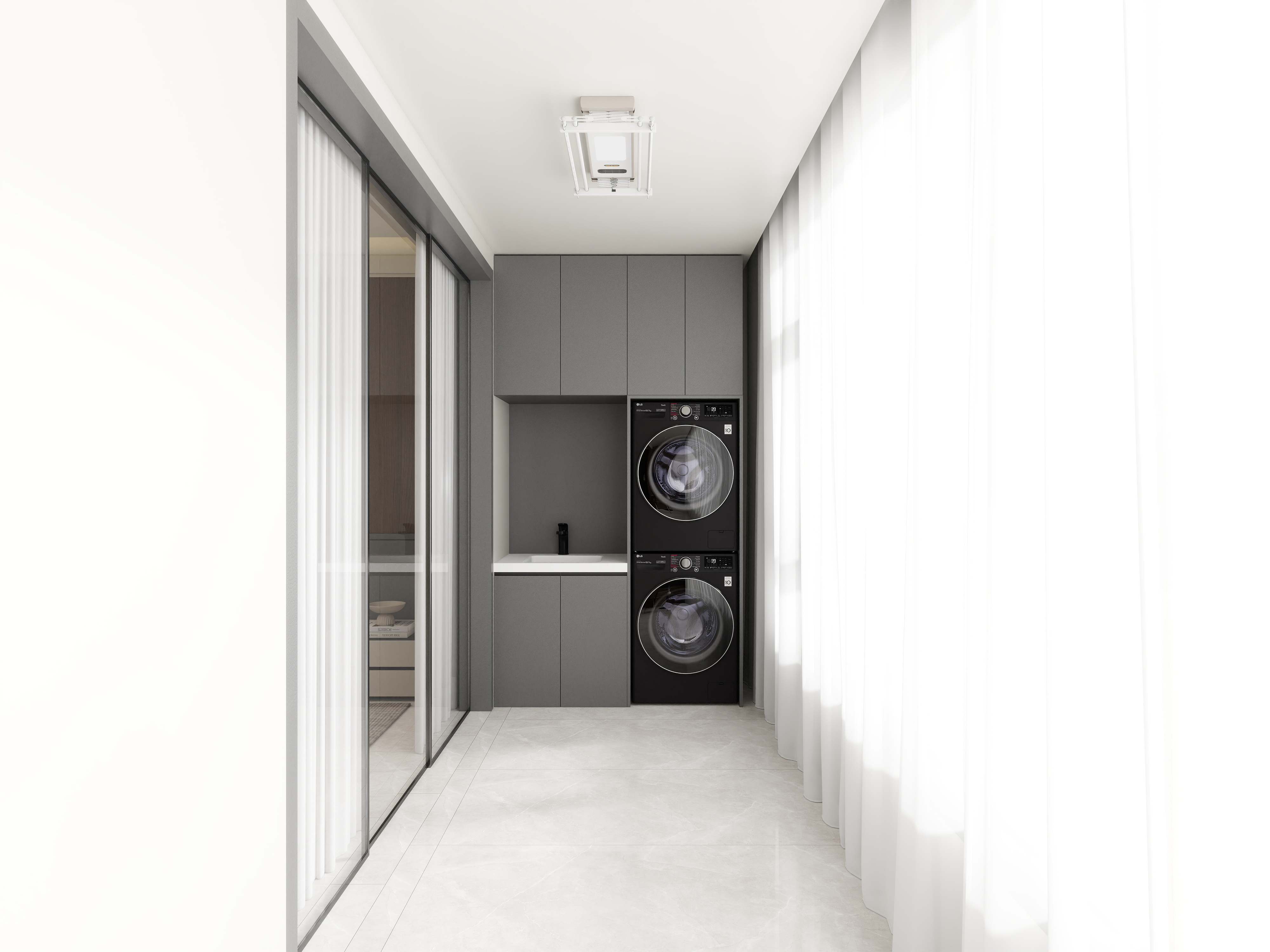 艺雅丽-168平现代简约 装修效果图