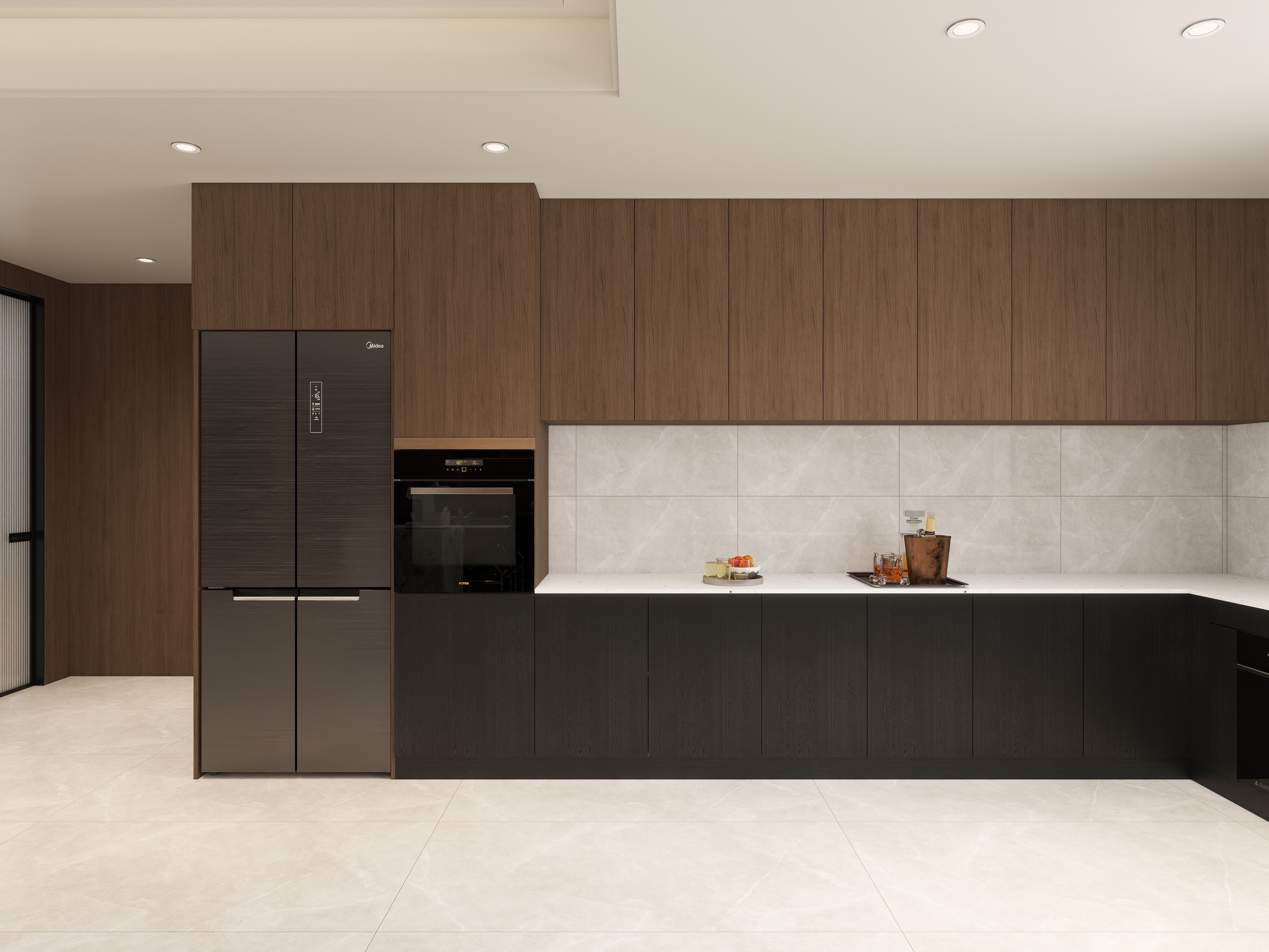 艺雅丽-168平现代简约 装修效果图