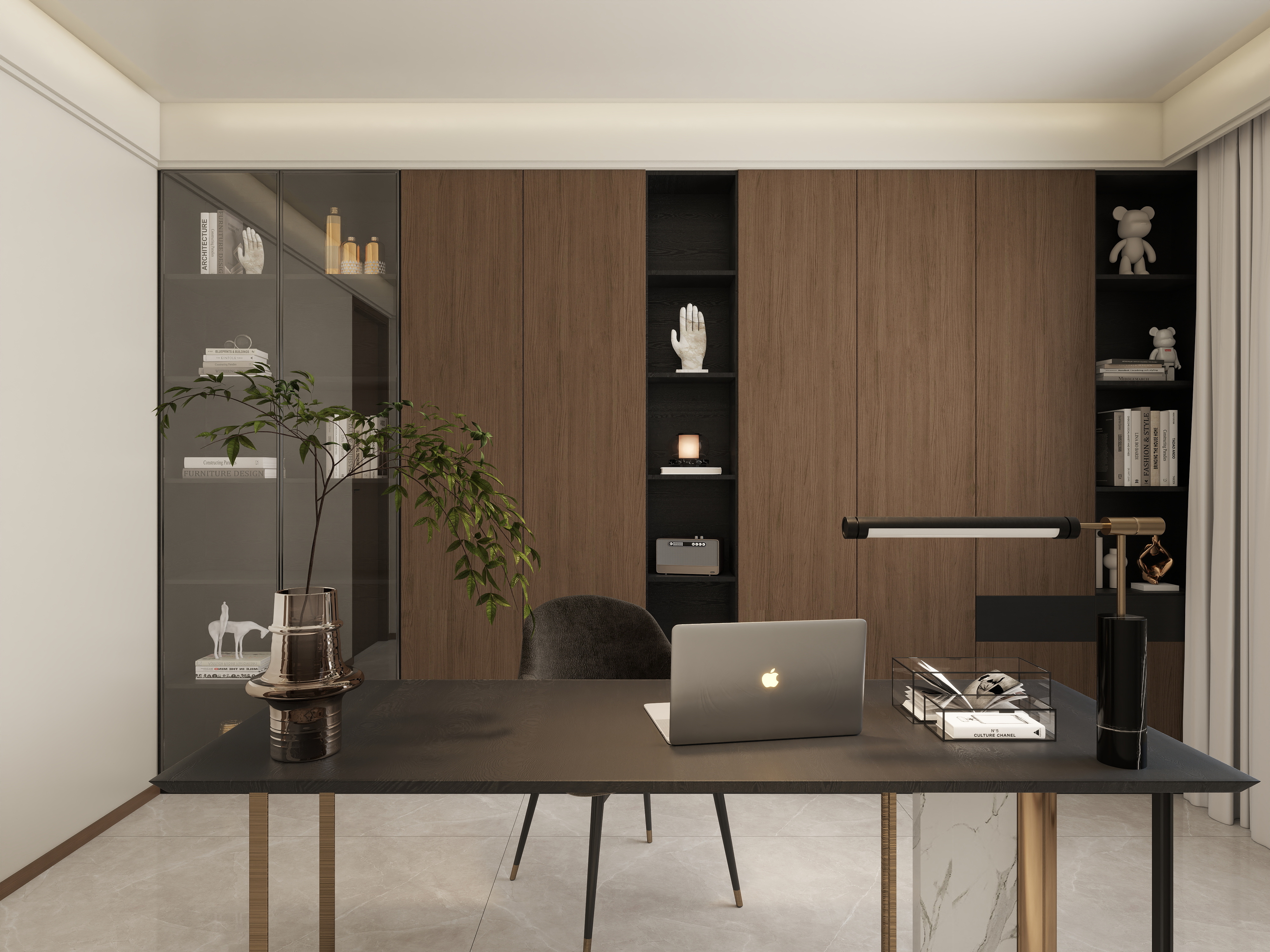 艺雅丽-168平现代简约 装修效果图