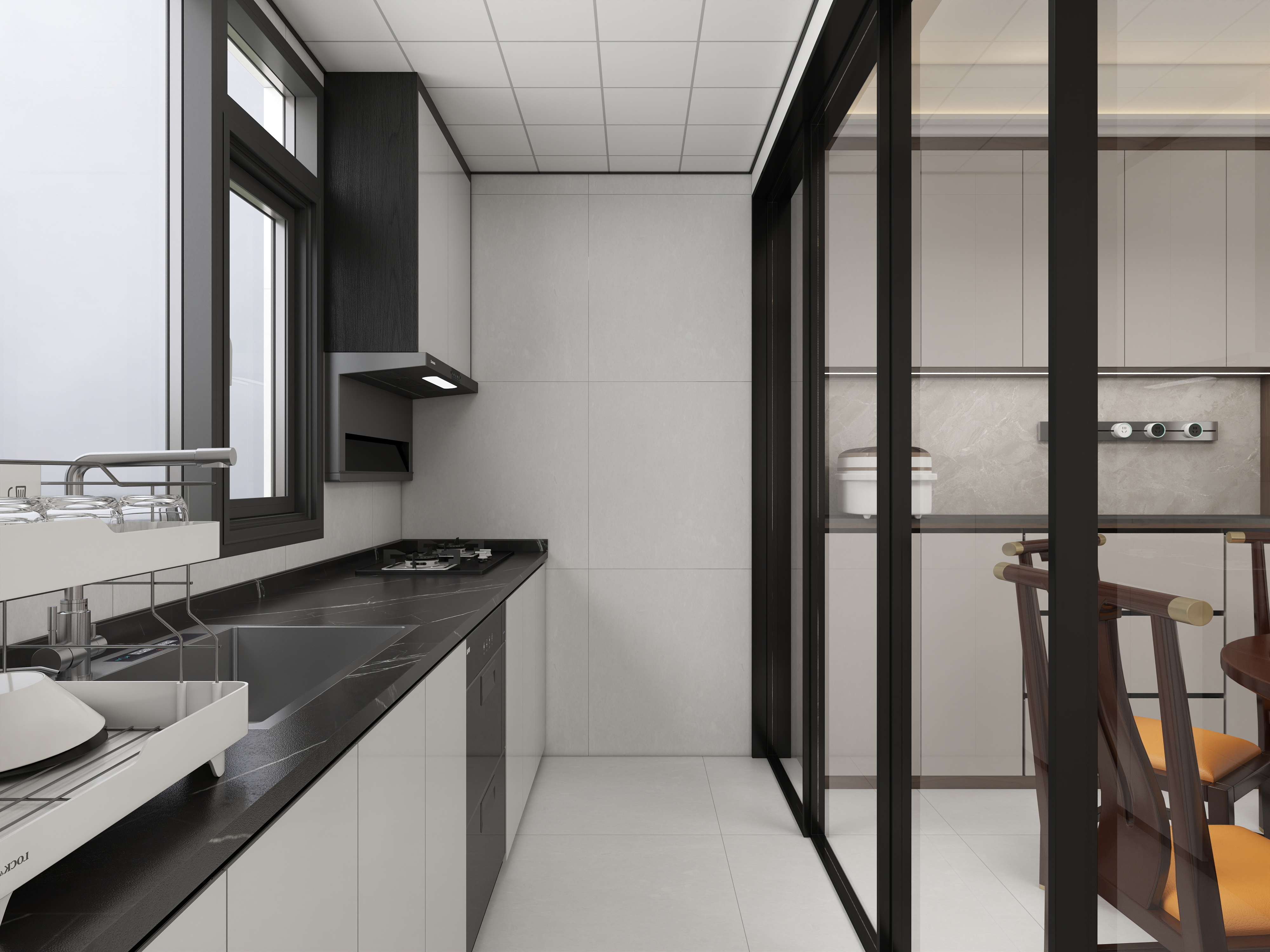 艺简设计工作室-自建房143㎡4室装修效果图